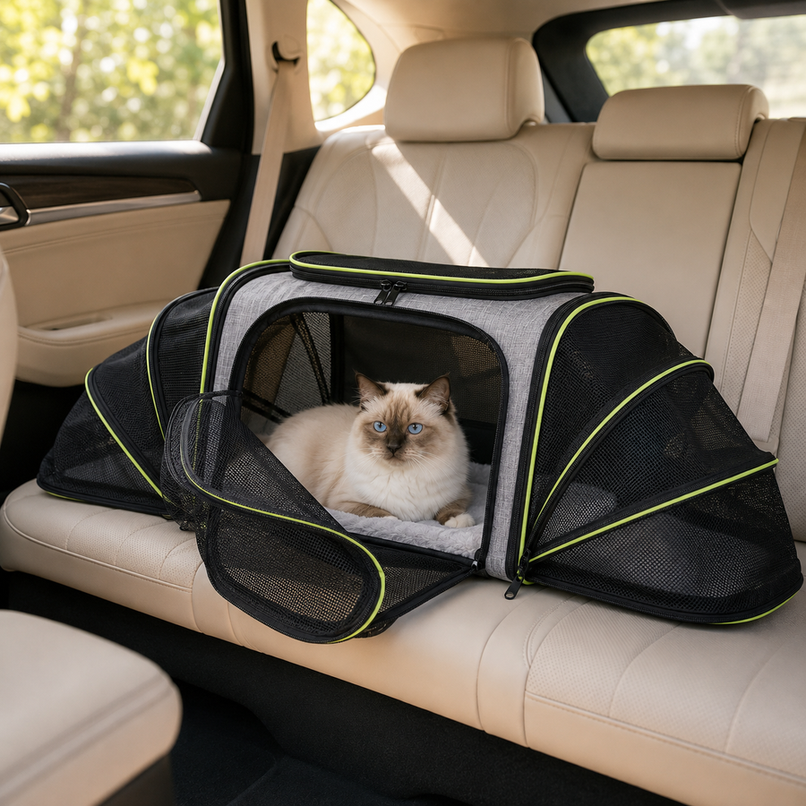 Expandable Cat Carrier vs. Regular Carrier: When Extra Space Helps