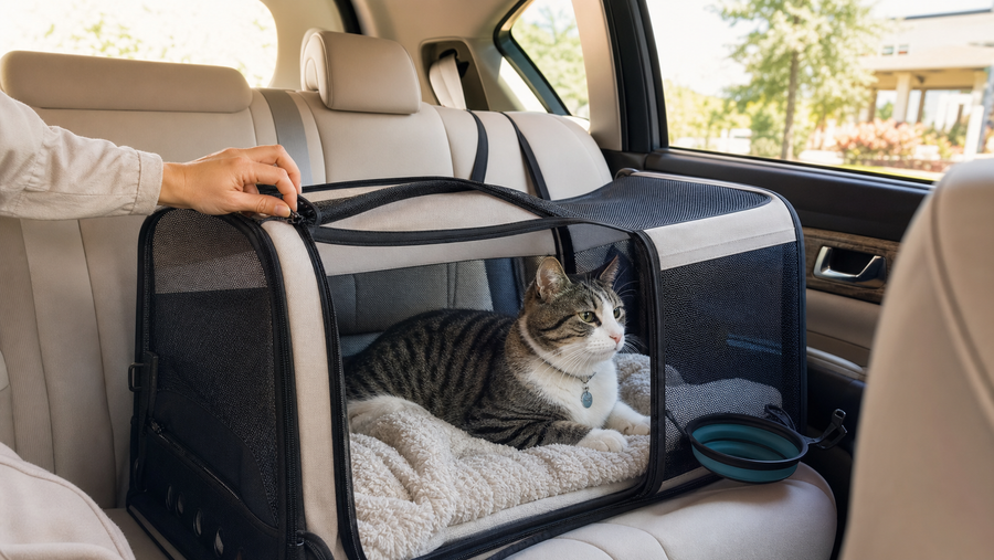 How to Give Your Cat More Room on Long Car Rides Without Letting Them Roam