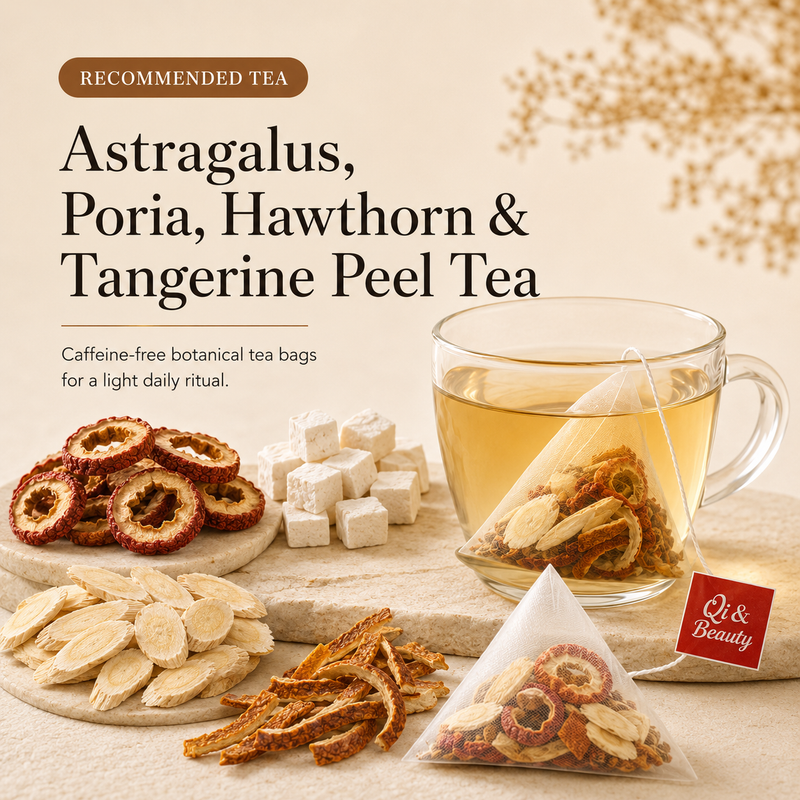 Astragalus Poria Hawthorn Tangerine Peel Herbal Tea Bags