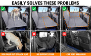 Backseat extender support and coverage compared with an unsupported hammock