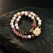 Ninefold Grace nine-tailed fox double-wrap bracelet