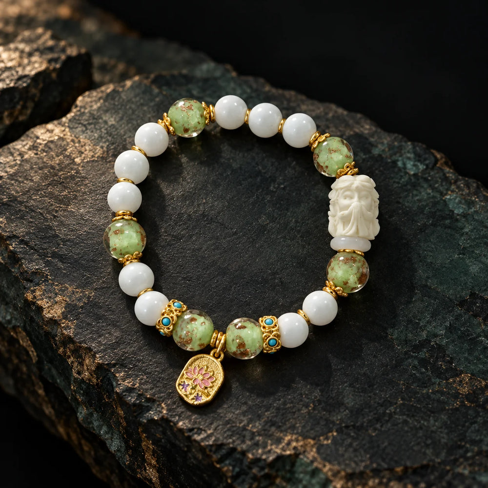 Verdant Counsel · Sage Motif Bracelet
