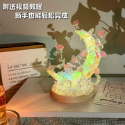 Beginner-friendly DIY moon butterfly night light finished example