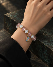 First Bloom bracelet worn on the wrist