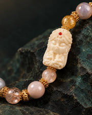 Still Mind bracelet symbolic guardian motif close-up