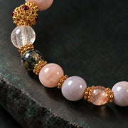 Still Mind bracelet glass and decorative bead detail